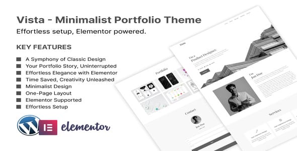 Vista - Minimalist Portfolio Theme WordPress Theme License Key Vista - Minimalist Portfolio Theme WordPress Theme License Key