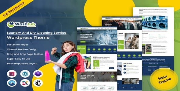 Washtub - Laundry And Dry Cleaning Service WordPress Theme Original License Key Activation Washtub - Laundry And Dry Cleaning Service WordPress Theme Original License Key Activation