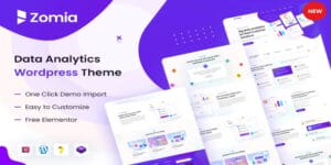 Zomia Data Analytics & Data Science WordPress Theme License Key