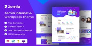 Zomia - ISP & Internet Service WordPress Theme License Key