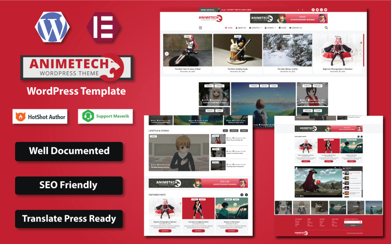 AnimeTech – Anime & Manga News WordPress Elementor Template Theme AnimeTech – Anime & Manga News WordPress Elementor Template Theme
