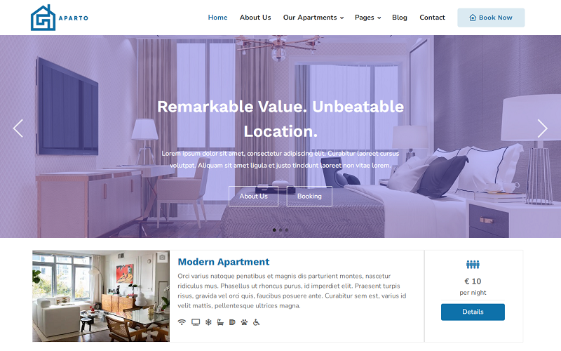 Aparto - Real Estate, Apartment, Building, House, Flat Rent and Sell Booking WordPress Theme Aparto - Real Estate, Apartment, Building, House, Flat Rent and Sell Booking WordPress Theme