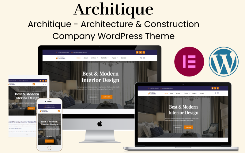 Architique - Architecture & Construction Company WordPress Theme Architique - Architecture & Construction Company WordPress Theme