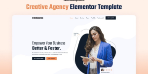 ArtistaXpress – Creative Agency Elementor Template Elementor Kit