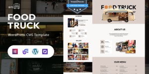 Bite Truck - Gourmet Food Truck And Mobile Catering WordPress Elementor Theme