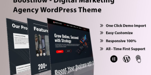 Boostflow - Digital Marketing Agency WordPress Theme