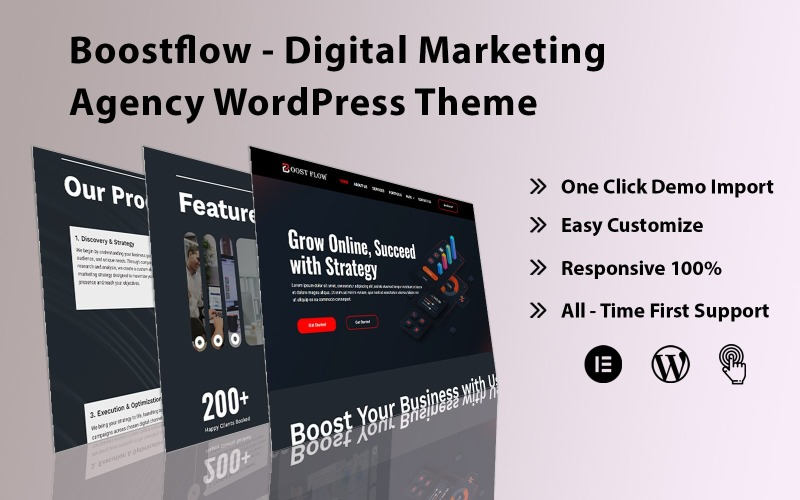 Boostflow - Digital Marketing Agency WordPress Theme Boostflow - Digital Marketing Agency WordPress Theme