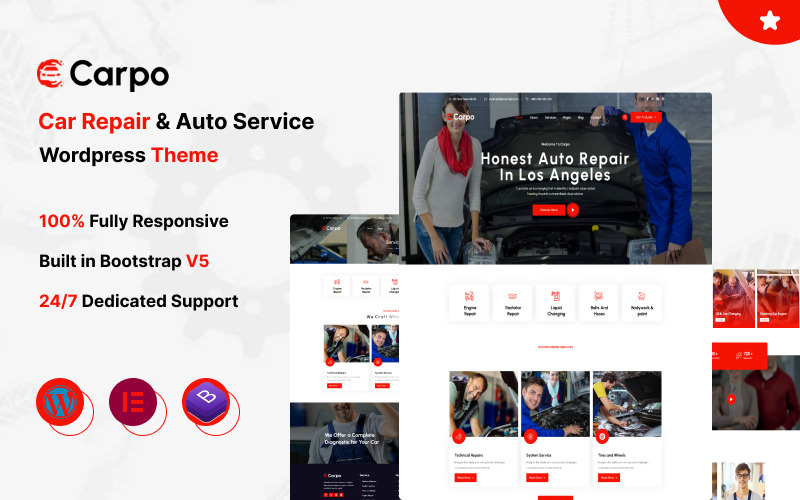 Carpo - Car Repair & Auto Service WordPress Theme Carpo - Car Repair & Auto Service WordPress Theme