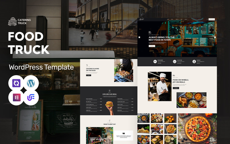 Catering Truck - Food Truck, Street Food And Outdoor Catering WordPress Elementor Theme Catering Truck - Food Truck, Street Food And Outdoor Catering WordPress Elementor Theme
