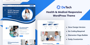 Detech - Medical WordPress Theme