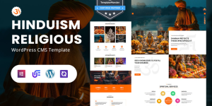 Dharma - Hinduism And Religious Worship WordPress Elementor Theme