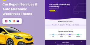 EZ Car Repair – All-in-One Template for Repair Shops and Service Stations WordPress Theme