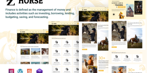 EZ Horse – Modern Template for Horse Training and Jockey Services WordPress Theme