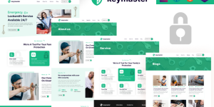 EZ KeyMaster – All-in-One Design for Security and Locksmith Services WordPress Theme