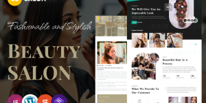 EZ Salon – Perfect Template for Modern Salons and Beauty Parlors WordPress Theme