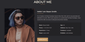 Evet - Personal Portfolio WordPress Theme