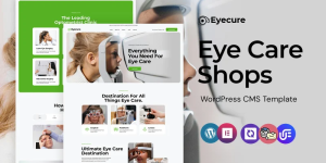 Eyecure - Eye Care Optometrist WordPress CMS Elementor Theme