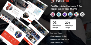 FastFix - Auto Mechanic & Car Repair WordPress Theme