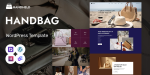 Handheld - Handbag And Fashion Accessories WordPress Elementor Theme