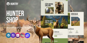 Huntry - hunting Clubs Multipurpose WordPress Elementor Theme