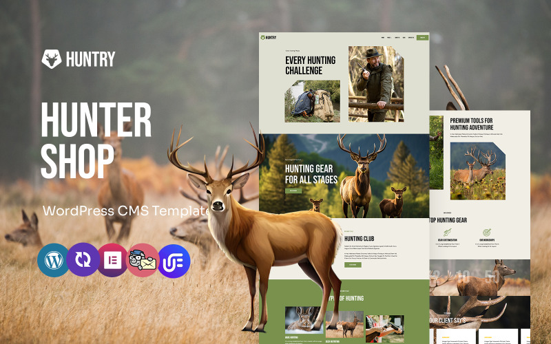 Huntry - hunting Clubs Multipurpose WordPress Elementor Theme Huntry - hunting Clubs Multipurpose WordPress Elementor Theme