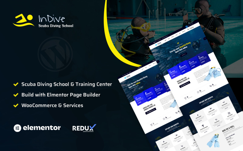 InDive - Scuba Diving WordPress Theme InDive - Scuba Diving WordPress Theme