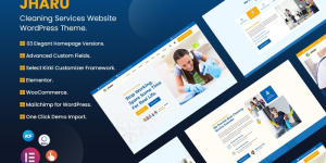 Jharu - Cleaning Service WordPress Theme