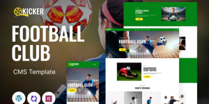 Kicker - Football Club Multipurpose Responsive WordPress Theme