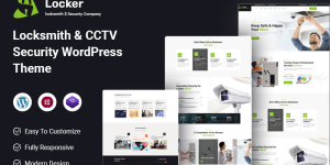 Locker – Locksmith & CCTV Security WordPress Theme