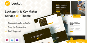 Lockut – Locksmith Security Systems & Key Maker Home Inspector WordPress Theme