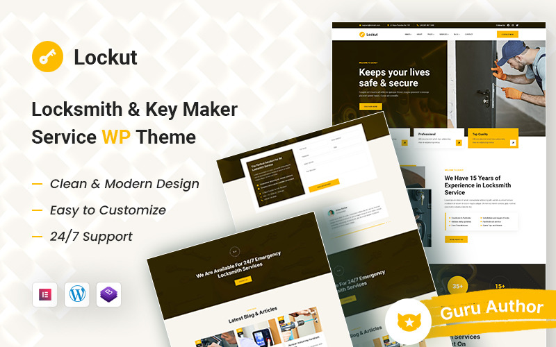 Lockut – Locksmith Security Systems & Key Maker Home Inspector WordPress Theme Lockut – Locksmith Security Systems & Key Maker Home Inspector WordPress Theme