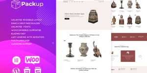 Machala - Vintage Collectibles & Antique Store Elementor Theme WordPress Theme