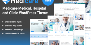 Medicare-Medical, Hospital and Clinic WordPress Theme