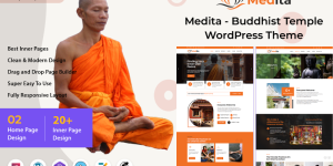 Medita - Buddhist Temple WordPress Theme