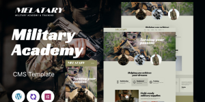 Melatary - Military Training And Academy Multipurpose Responsive WordPress Theme