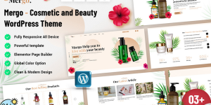 Mergo - Cosmetic & Beauty WordPress Theme