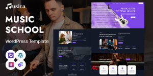 Musica - Music School And Performance Training WordPress Elementor