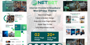 Netset - Internet Provider & Broadband WordPress Theme