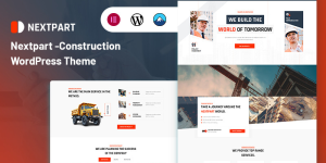 Nextpart - Construction WordPress Theme