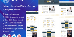 Notary - Professional Notary and Document Services WordPress Theme