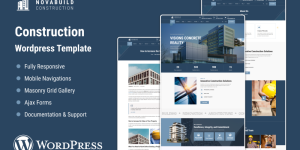 Novabuild - Construction WordPress Theme