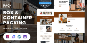 PackMaster - Box And Container Packing Services WordPress Elementor Theme