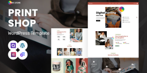 Prnt Store - Print Shop, Digital Printing And Custom Printing Services WordPress Elementor Theme