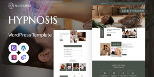Relaxmind - Hypnosis And Meditation Services WordPress Elementor Theme
