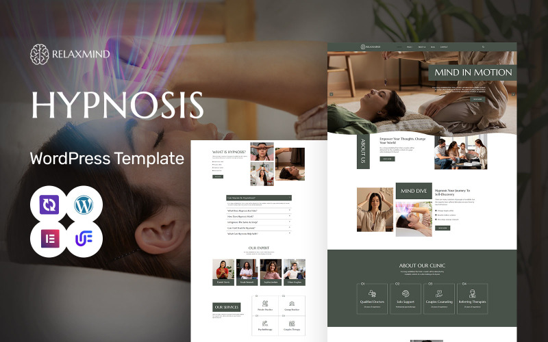 Relaxmind - Hypnosis And Meditation Services WordPress Elementor Theme Relaxmind - Hypnosis And Meditation Services WordPress Elementor Theme