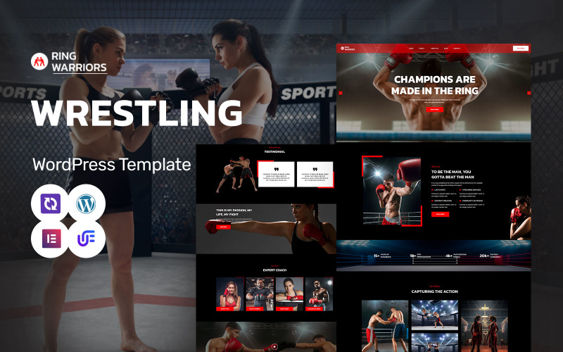 Ring Warriors - Wrestling Academy, Martial Arts And Coaching WordPress Elementor Theme Ring Warriors - Wrestling Academy, Martial Arts And Coaching WordPress Elementor Theme