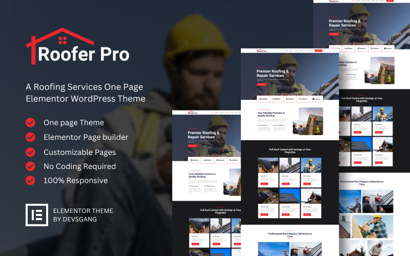Roofer Pro - Roofing Services Elementor WordPress Theme Roofer Pro - Roofing Services Elementor WordPress Theme