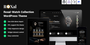 Roxal - Watch Collection WordPress Theme