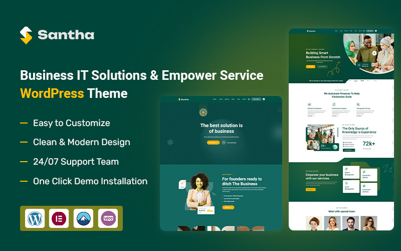 Santha – Business IT Solutions & Empower Service WordPress Theme Santha – Business IT Solutions & Empower Service WordPress Theme