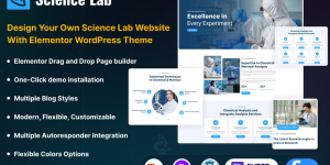Science Laboratory WordPress theme WordPress Theme